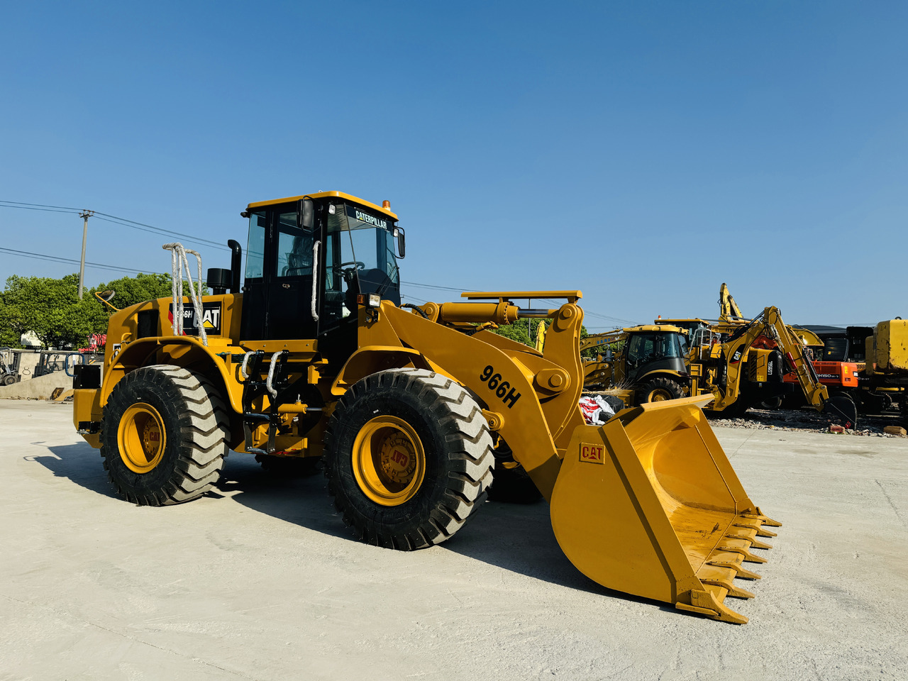 Încărcător frontal pe pneuri Caterpillar CAT 966 966H 966F 966G 6 Ton Used Wheel Loader and Similar Front Loaders Are Ready to Work: Foto 9