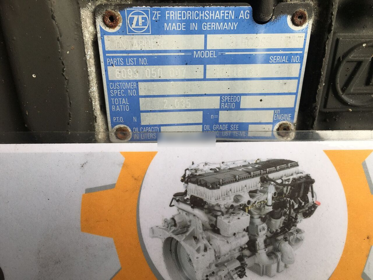 ZF 16S2331TD 1356052026 truck - Cutie de viteze pentru Camion: Foto 4 ZF 16S2331TD 1356052026 truck - Cutie de viteze pentru Camion: Foto 4