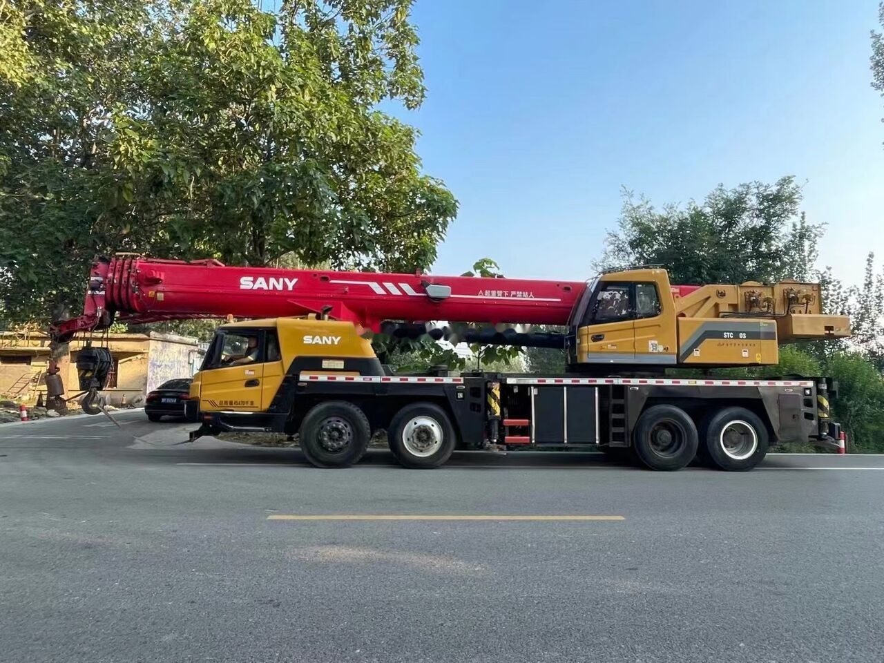 Sany Used Sany STC800 Original 80 Ton Mobile Crane Truck Truck Mounte - Automacara: Foto 1 Sany Used Sany STC800 Original 80 Ton Mobile Crane Truck Truck Mounte - Automacara: Foto 1