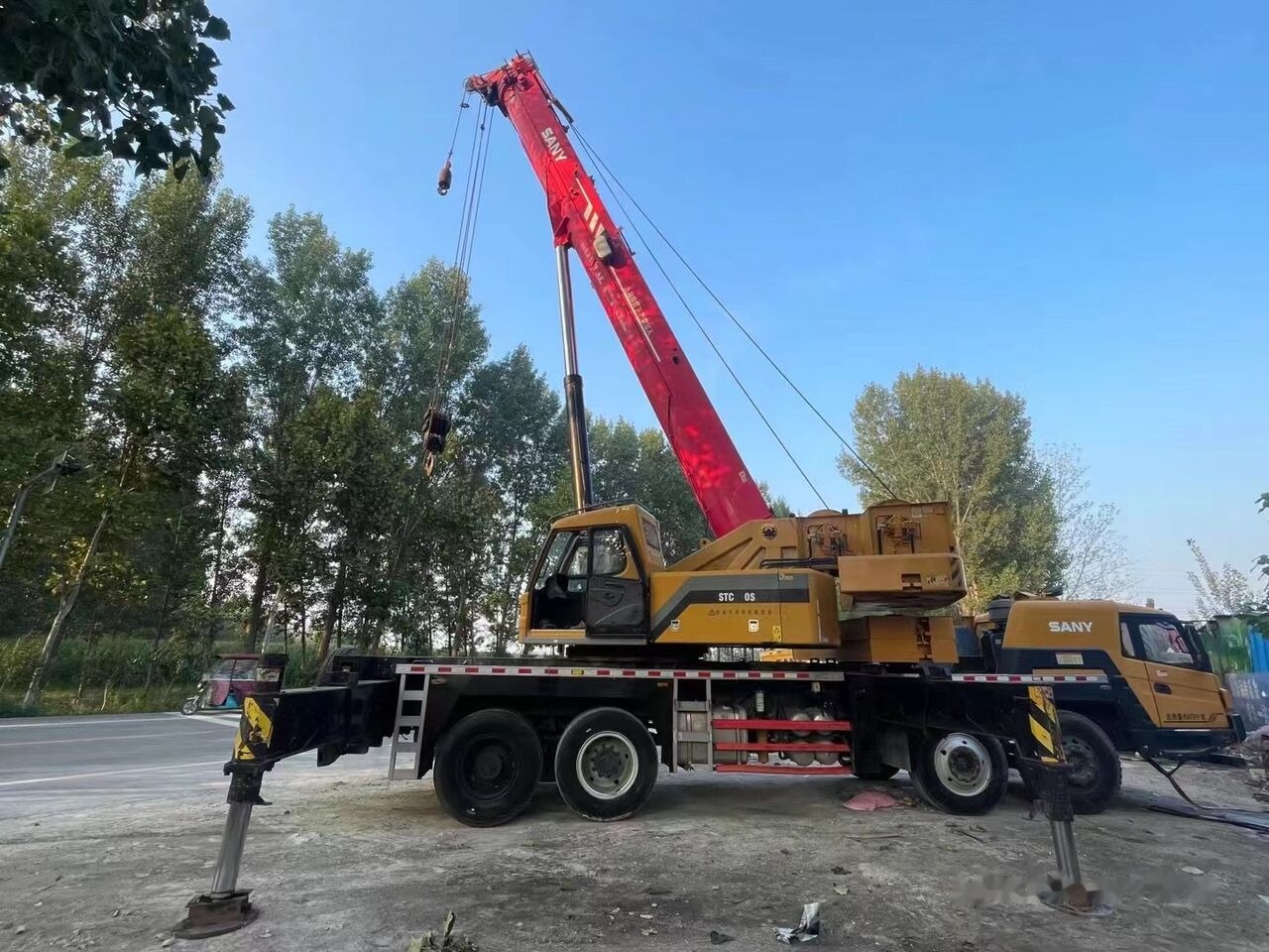 Sany Used Sany STC800 Original 80 Ton Mobile Crane Truck Truck Mounte - Automacara: Foto 3 Sany Used Sany STC800 Original 80 Ton Mobile Crane Truck Truck Mounte - Automacara: Foto 3