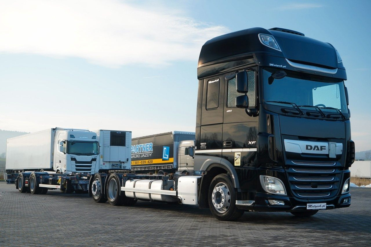 DAF XF 480 / BDF / 6X2 / ZESTAW TANDEM / SSC / I-PAR - Camion transport containere/ Swap body: Foto 4 DAF XF 480 / BDF / 6X2 / ZESTAW TANDEM / SSC / I-PAR - Camion transport containere/ Swap body: Foto 4