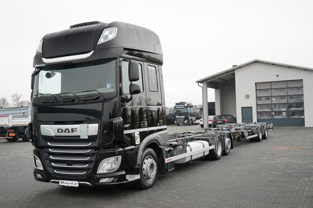 DAF XF 480 / BDF / 6X2 / ZESTAW TANDEM / SSC / I-PAR - Camion transport containere/ Swap body: Foto 1 DAF XF 480 / BDF / 6X2 / ZESTAW TANDEM / SSC / I-PAR - Camion transport containere/ Swap body: Foto 1