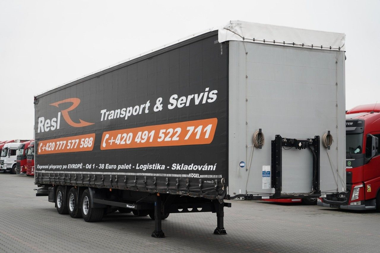 Kögel FIRANKA / MEGA / OŚ PODNOSZONA / OSIE SAF / DACH - Semiremorcă prelată: Foto 1 Kögel FIRANKA / MEGA / OŚ PODNOSZONA / OSIE SAF / DACH - Semiremorcă prelată: Foto 1