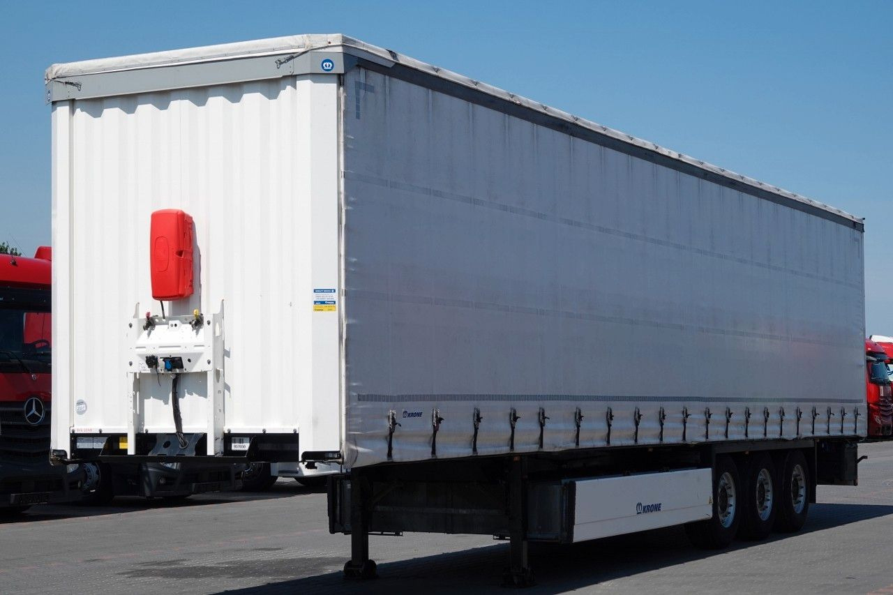 Krone FIRANKA / 2021 ROK / KOSZ NA PALETY / 2 OSIE POD - Semiremorcă prelată: Foto 2 Krone FIRANKA / 2021 ROK / KOSZ NA PALETY / 2 OSIE POD - Semiremorcă prelată: Foto 2