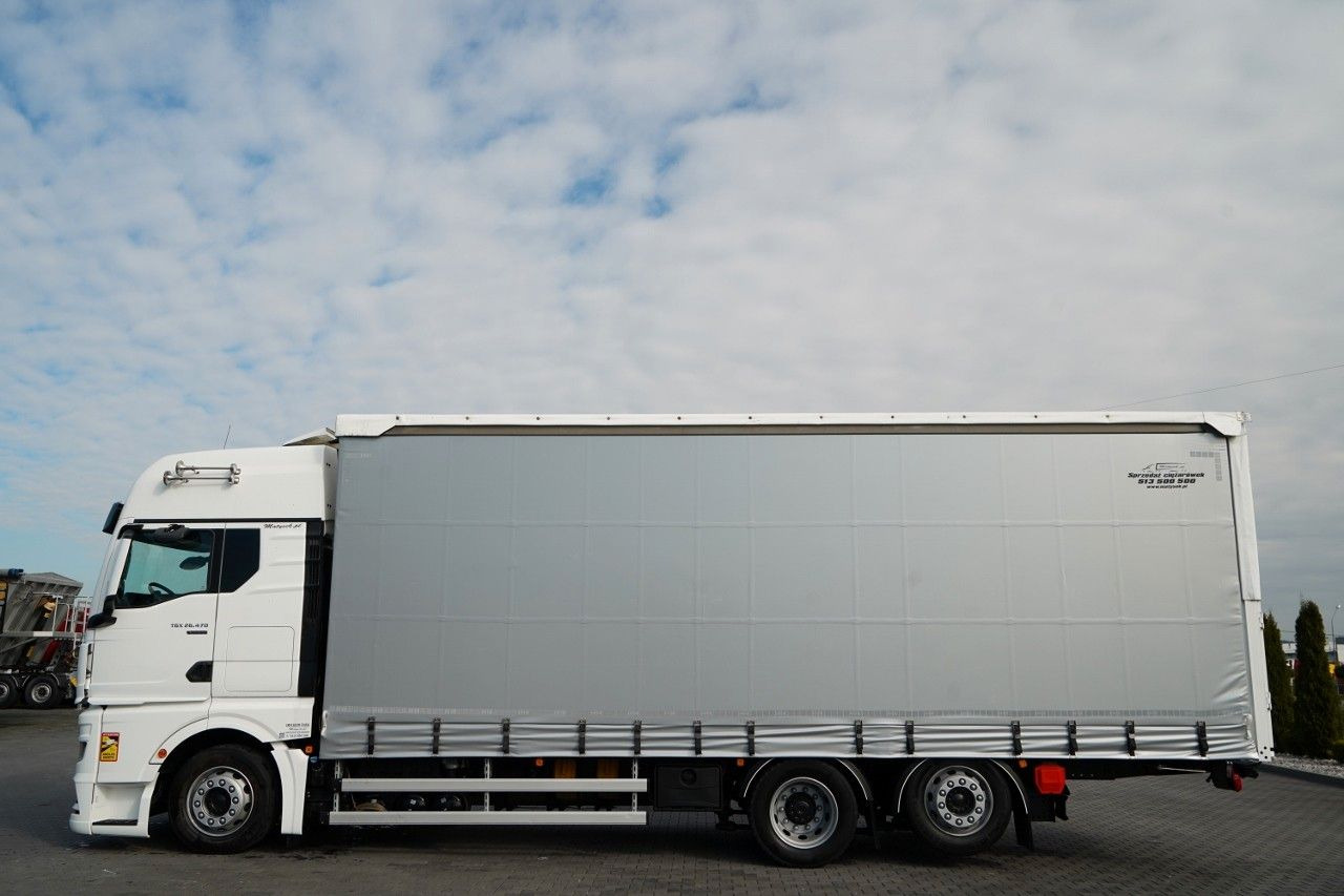 MAN TGX 26.470 / 6x2 / FIRANKA / SOLÓWKA / 6x2 / 12 - Camion cu prelată: Foto 3 MAN TGX 26.470 / 6x2 / FIRANKA / SOLÓWKA / 6x2 / 12 - Camion cu prelată: Foto 3