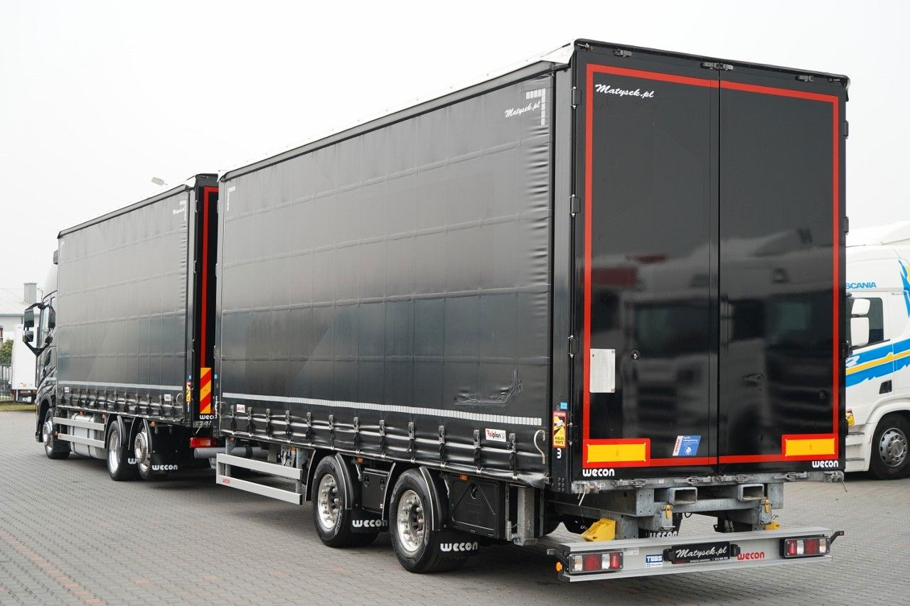 Volvo FH 500 /XXL / ZESTAW TANDEM PRZEJAZDOWY 120 M3 / - Camion cu prelată, Remorcă cu prelată: Foto 5 Volvo FH 500 /XXL / ZESTAW TANDEM PRZEJAZDOWY 120 M3 / - Camion cu prelată, Remorcă cu prelată: Foto 5