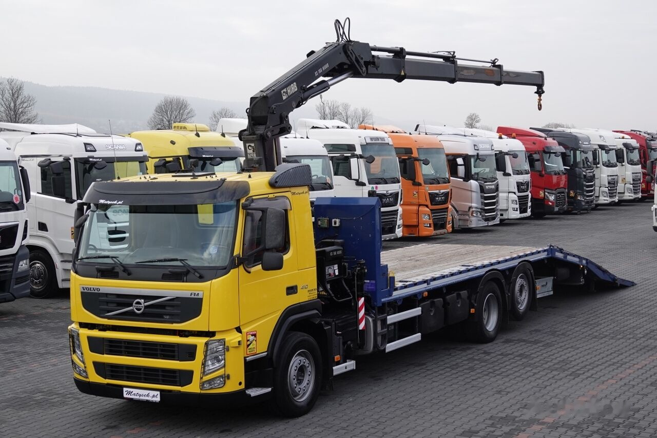 Maşină de tractare Volvo FM 410 / 6x2 / LAWETA + HDS HIAB 166 E-3 / STEROWANIE RADIOWE /: Foto 1