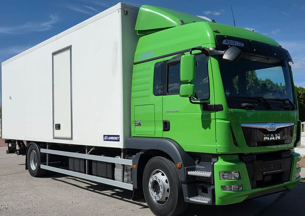 MAN TGM 18.340 / 18.290 / 15.290 / IZOTERMA / WINDA / 19PALET /E6 / SPROWADZONY / AUTOMAT / SYPIALKA / PIERWSZY WŁAŚCICIEL / BOCZNE DRZWI / STAN BARDZO DOBRY - Camion frigider: Foto 1 MAN TGM 18.340 / 18.290 / 15.290 / IZOTERMA / WINDA / 19PALET /E6 / SPROWADZONY / AUTOMAT / SYPIALKA / PIERWSZY WŁAŚCICIEL / BOCZNE DRZWI / STAN BARDZO DOBRY - Camion frigider: Foto 1