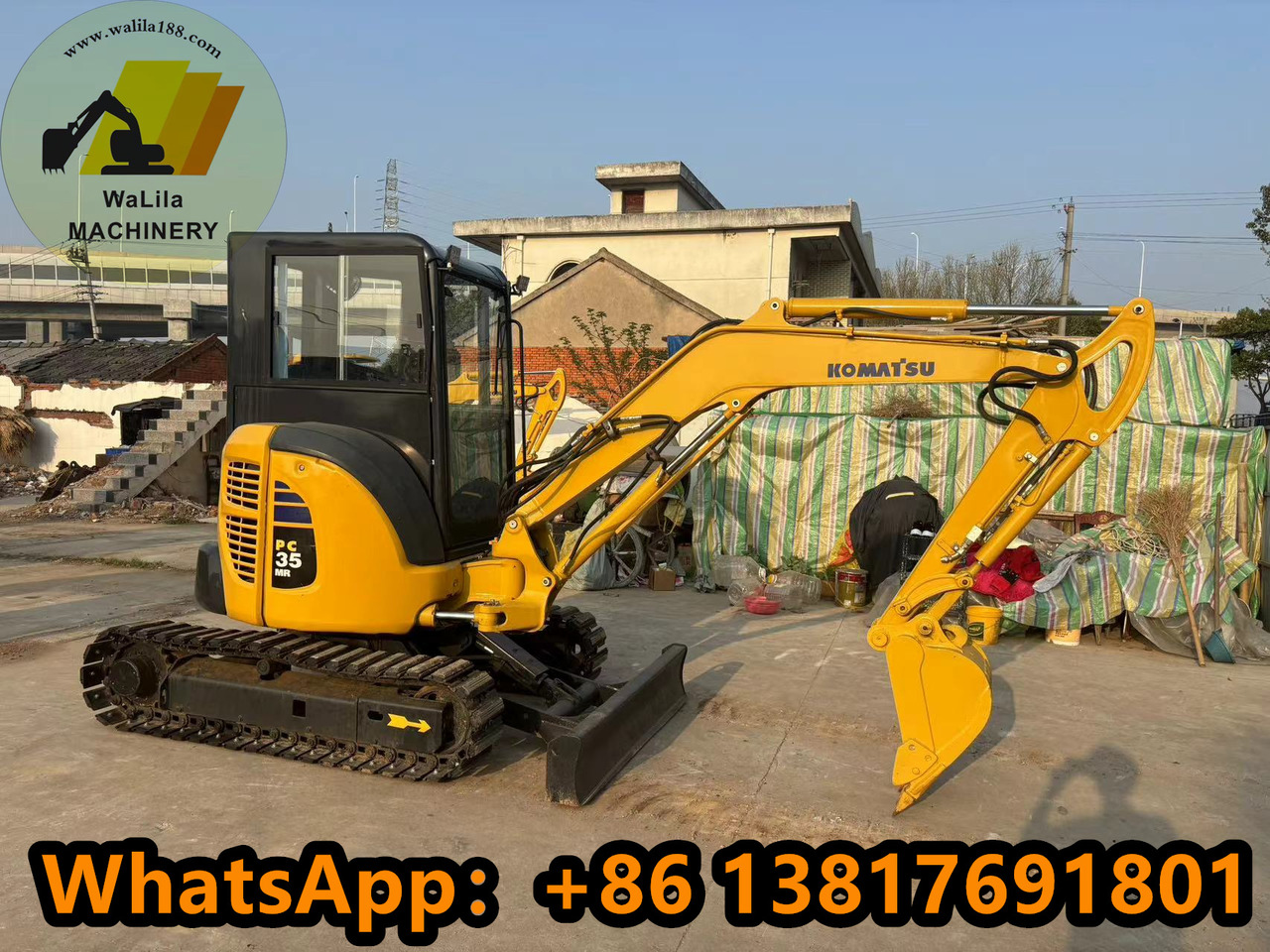KOMATSU PC35MR - Mini excavator: Foto 1 KOMATSU PC35MR - Mini excavator: Foto 1