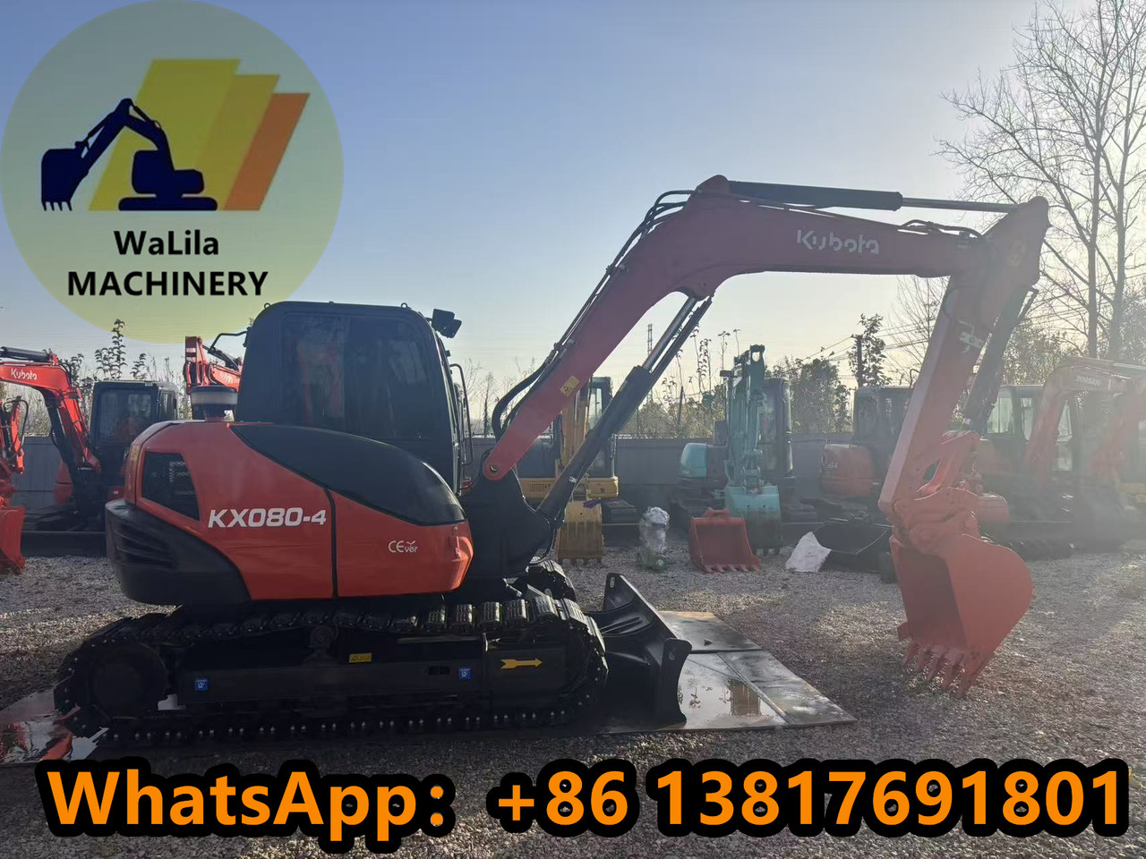 KUBOTA KX080-4 - Mini excavator: Foto 1 KUBOTA KX080-4 - Mini excavator: Foto 1