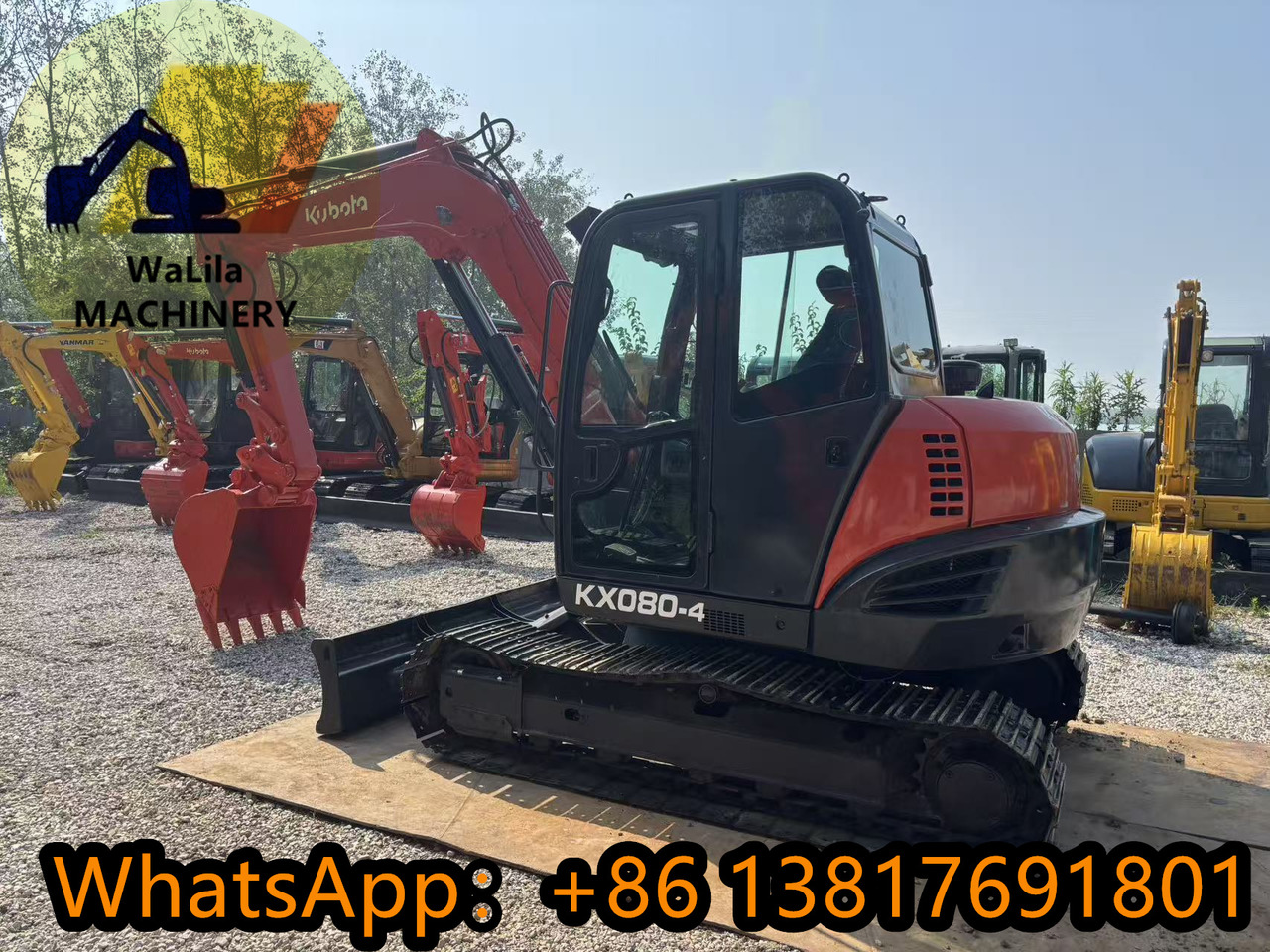 KUBOTA KX080-4 - Mini excavator: Foto 4 KUBOTA KX080-4 - Mini excavator: Foto 4