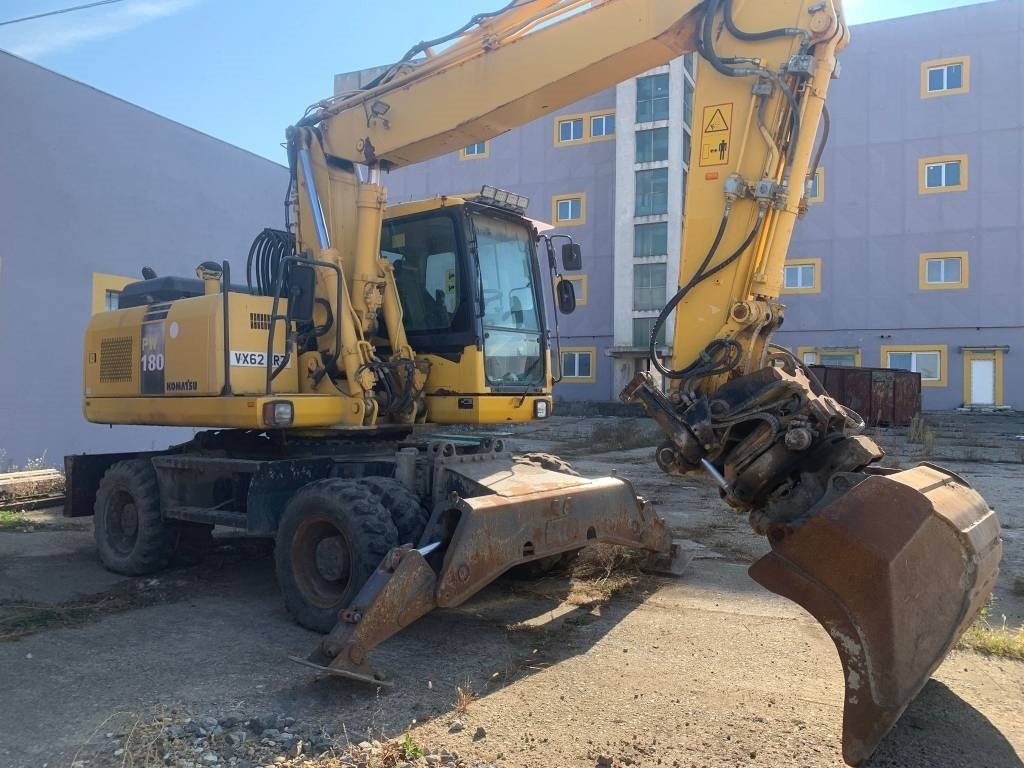 Komatsu PW180-E0+Engcon Rototilt - Excavator pe roţi: Foto 5 Komatsu PW180-E0+Engcon Rototilt - Excavator pe roţi: Foto 5