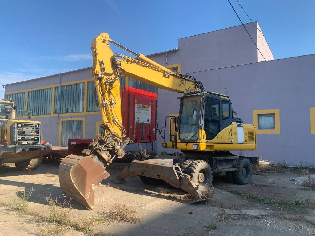 Komatsu PW180-E0+Engcon Rototilt - Excavator pe roţi: Foto 1 Komatsu PW180-E0+Engcon Rototilt - Excavator pe roţi: Foto 1