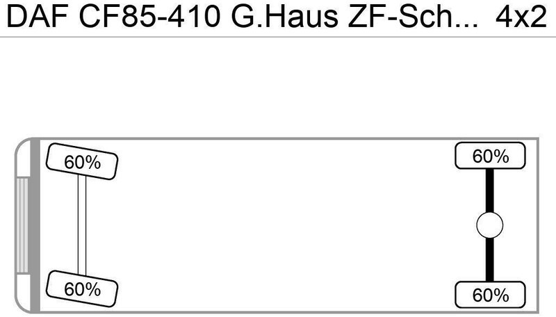 DAF CF85-410 G.Haus ZF-Schalter German Truck - Camion şasiu: Foto 4 DAF CF85-410 G.Haus ZF-Schalter German Truck - Camion şasiu: Foto 4