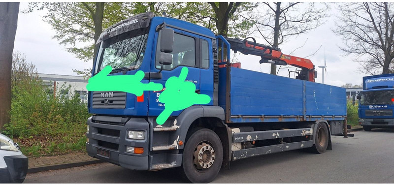 MAN 18.310 Pritsche mit Kran - Camion platformă, Camion cu macara: Foto 1 MAN 18.310 Pritsche mit Kran - Camion platformă, Camion cu macara: Foto 1