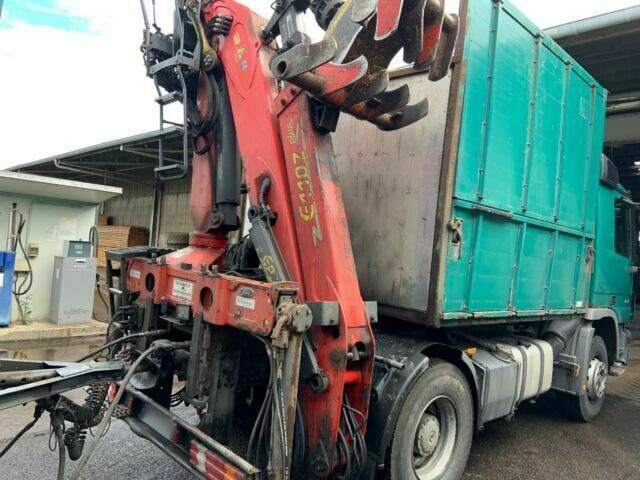 Mercedes-Benz 1841K 4x2 Actros Kipper mit Kran+Greifer - Camion basculantă, Camion cu macara: Foto 5 Mercedes-Benz 1841K 4x2 Actros Kipper mit Kran+Greifer - Camion basculantă, Camion cu macara: Foto 5