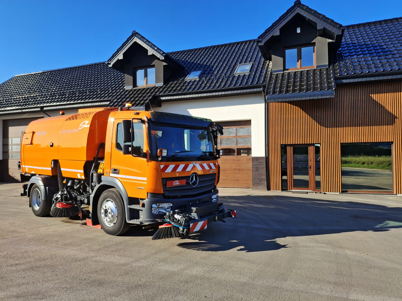 MERCEDES-BENZ Atego 1523 Zamiatarka Kehrmaschine BUCHER CityFant 6000 Euro 6 PM10 L/R Rura Do Liści - Măturătoare stradală: Foto 1 MERCEDES-BENZ Atego 1523 Zamiatarka Kehrmaschine BUCHER CityFant 6000 Euro 6 PM10 L/R Rura Do Liści - Măturătoare stradală: Foto 1