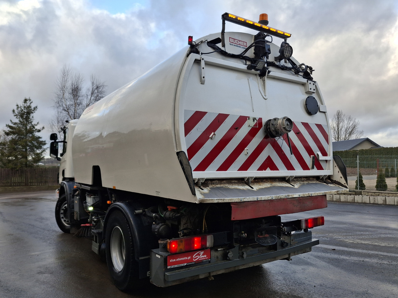 SCANIA 94G Zamiatarka Kehrmaschine BUCHER L/R Frontbürste 2 Motoren Odchwaszczarka Przednia Szczotka - Măturătoare stradală: Foto 5 SCANIA 94G Zamiatarka Kehrmaschine BUCHER L/R Frontbürste 2 Motoren Odchwaszczarka Przednia Szczotka - Măturătoare stradală: Foto 5