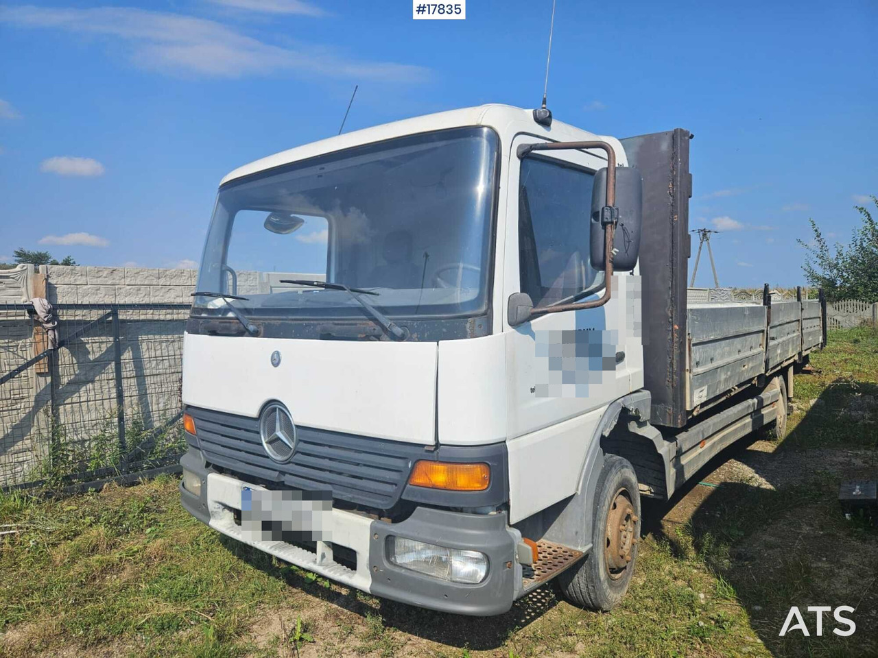 2003 Mercedes Atego 918 - Camion platformă: Foto 1 2003 Mercedes Atego 918 - Camion platformă: Foto 1