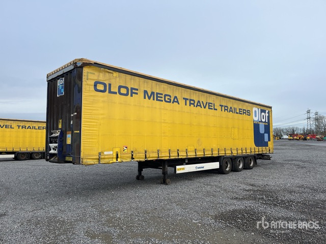 2015 Krone Mega Sattelauflieger Tri/A Curtain Side Trailer - Remorcă cu prelată: Foto 1 2015 Krone Mega Sattelauflieger Tri/A Curtain Side Trailer - Remorcă cu prelată: Foto 1
