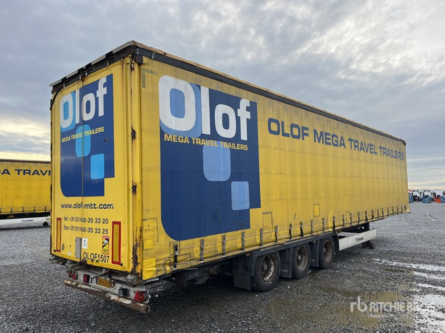 2015 Krone Mega Sattelauflieger Tri/A Curtain Side Trailer - Remorcă cu prelată: Foto 3 2015 Krone Mega Sattelauflieger Tri/A Curtain Side Trailer - Remorcă cu prelată: Foto 3