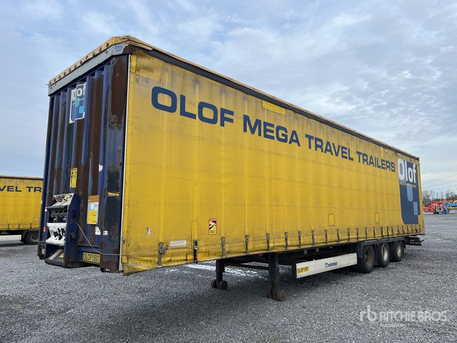 2015 Krone Mega Sattelauflieger Tri/A Curtain Side Trailer - Remorcă cu prelată: Foto 1 2015 Krone Mega Sattelauflieger Tri/A Curtain Side Trailer - Remorcă cu prelată: Foto 1