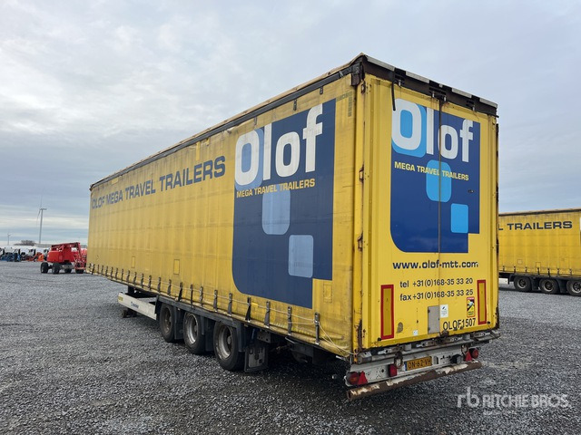 2015 Krone Mega Sattelauflieger Tri/A Curtain Side Trailer - Remorcă cu prelată: Foto 2 2015 Krone Mega Sattelauflieger Tri/A Curtain Side Trailer - Remorcă cu prelată: Foto 2