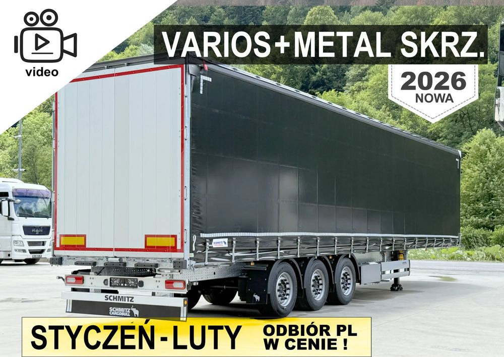 Schmitz Cargobull VARIOS + METALOWA SKRZYNIA - Semiremorcă prelată: Foto 1 Schmitz Cargobull VARIOS + METALOWA SKRZYNIA - Semiremorcă prelată: Foto 1