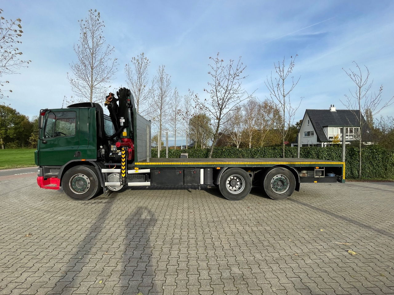 DAF CF 75.310 With Palfinger PK20002 crane - Camion platformă, Camion cu macara: Foto 3 DAF CF 75.310 With Palfinger PK20002 crane - Camion platformă, Camion cu macara: Foto 3