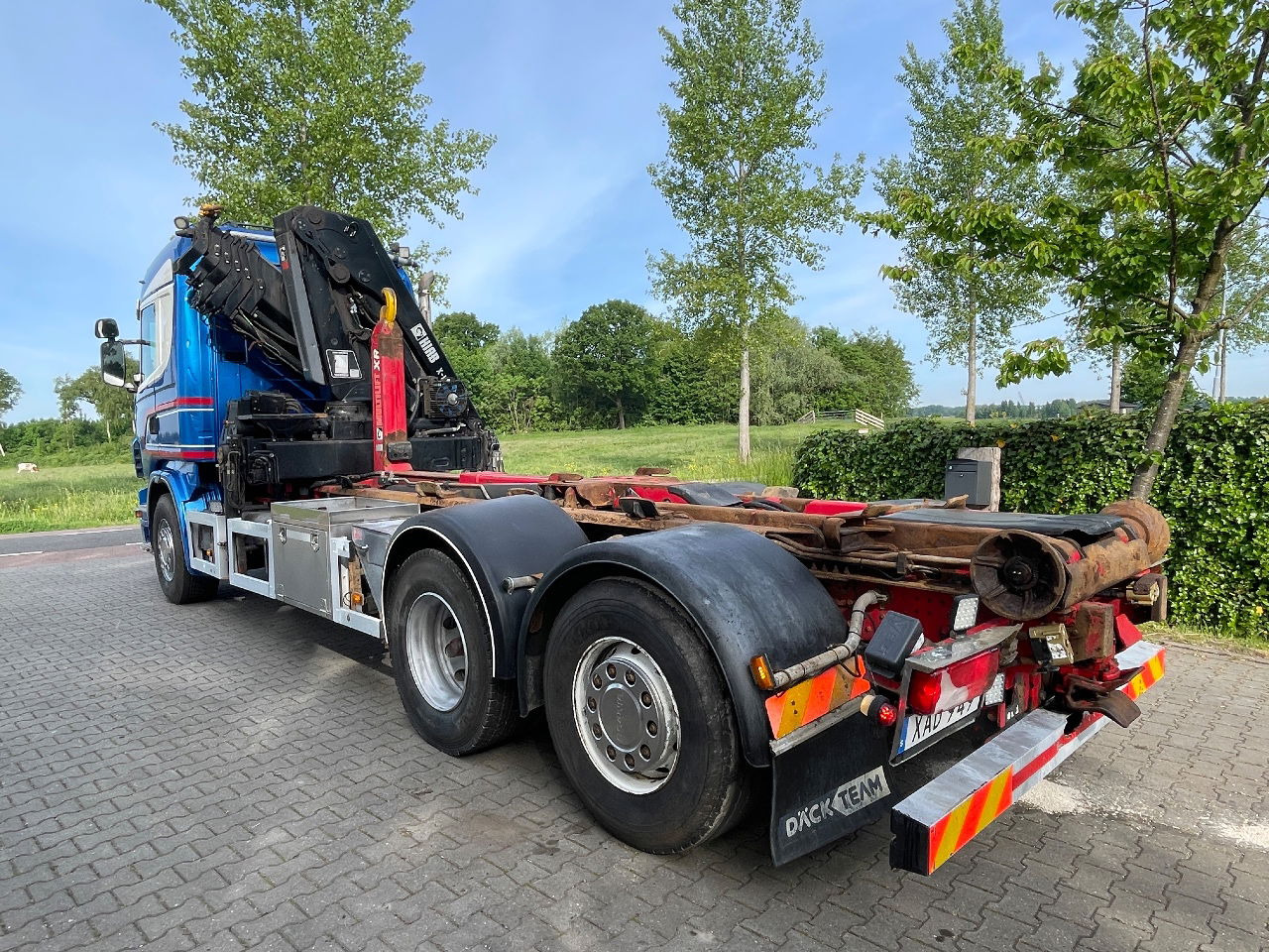 Scania R480 - Camion transport containere/ Swap body, Camion cu macara: Foto 3 Scania R480 - Camion transport containere/ Swap body, Camion cu macara: Foto 3