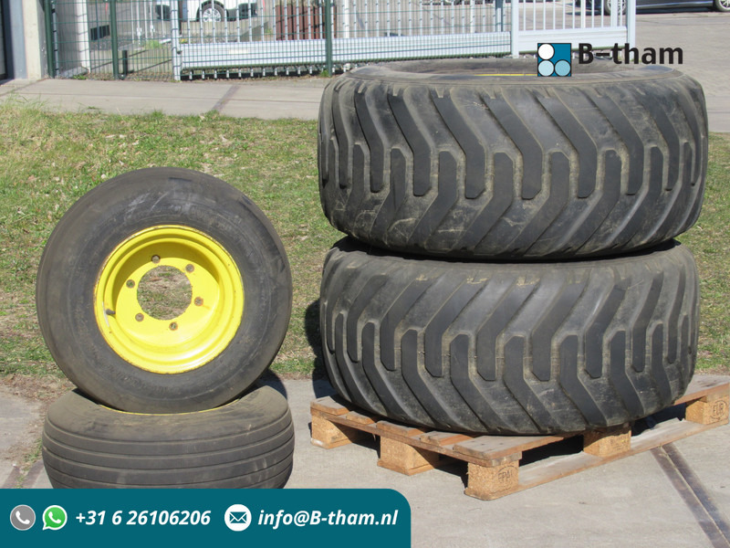 John Deere 5515V NOKIAN 550/60R22.5 + Voor Banden + Velg - Roată completă pentru Tractor mic: Foto 1 John Deere 5515V NOKIAN 550/60R22.5 + Voor Banden + Velg - Roată completă pentru Tractor mic: Foto 1