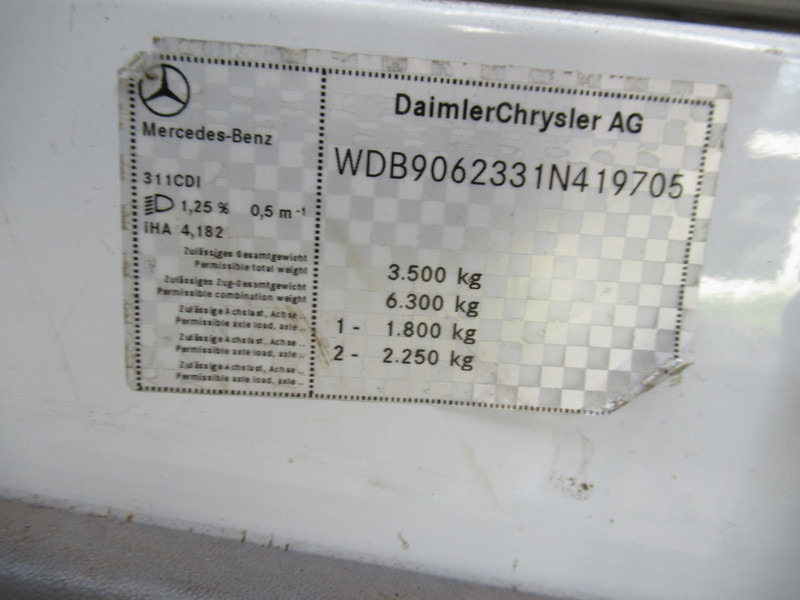 Autoutilitară basculantă, Autoutilitară cabină dublă Mercedes-Benz Sprinter 311CDI DOKA Dubbelcabine 3-Z. / S. / W. Kipper Tipper: Foto 15 Autoutilitară basculantă, Autoutilitară cabină dublă Mercedes-Benz Sprinter 311CDI DOKA Dubbelcabine 3-Z. / S. / W. Kipper Tipper: Foto 15