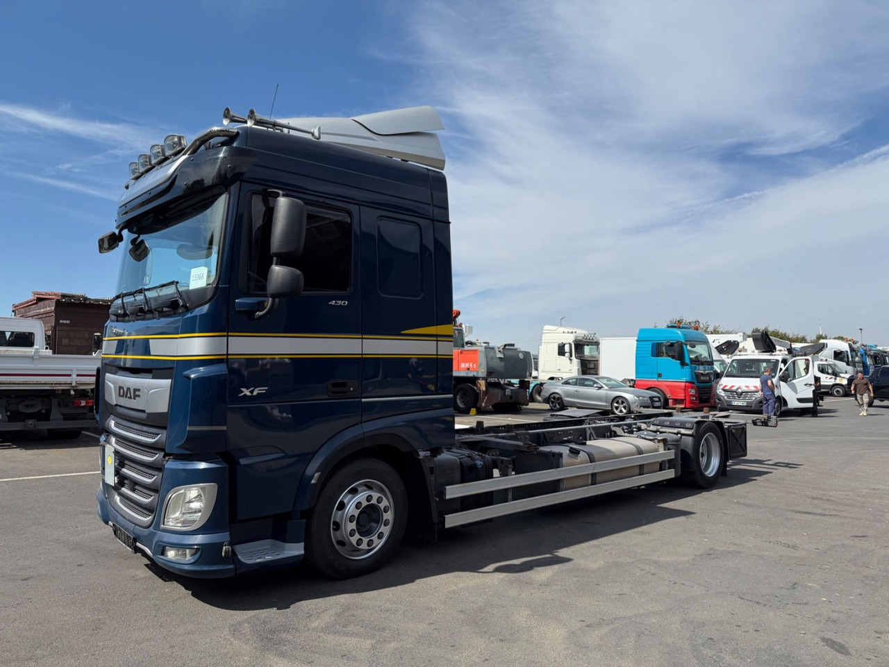 DAF XF430/Jumbo;Mega/Intarder/Standklima-Heizung/BDF - Camion transport containere/ Swap body: Foto 2 DAF XF430/Jumbo;Mega/Intarder/Standklima-Heizung/BDF - Camion transport containere/ Swap body: Foto 2