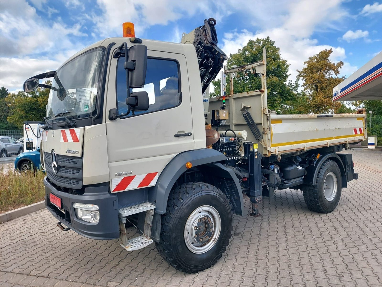 Mercedes-Benz Atego / 1324 MEILLER 4X4 KRAN ATLAS 116.3 Kipper - Camion basculantă, Camion cu macara: Foto 2 Mercedes-Benz Atego / 1324 MEILLER 4X4 KRAN ATLAS 116.3 Kipper - Camion basculantă, Camion cu macara: Foto 2