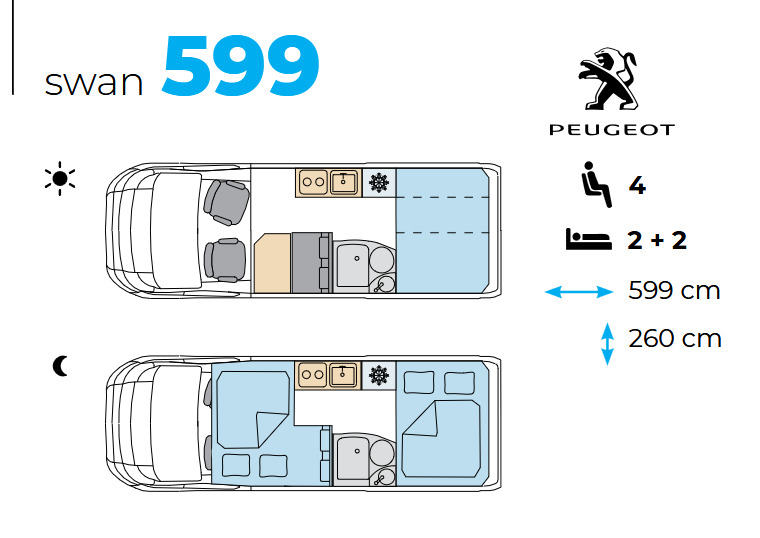 Bravia Swan 599 Nordic - Camper van: Foto 2 Bravia Swan 599 Nordic - Camper van: Foto 2