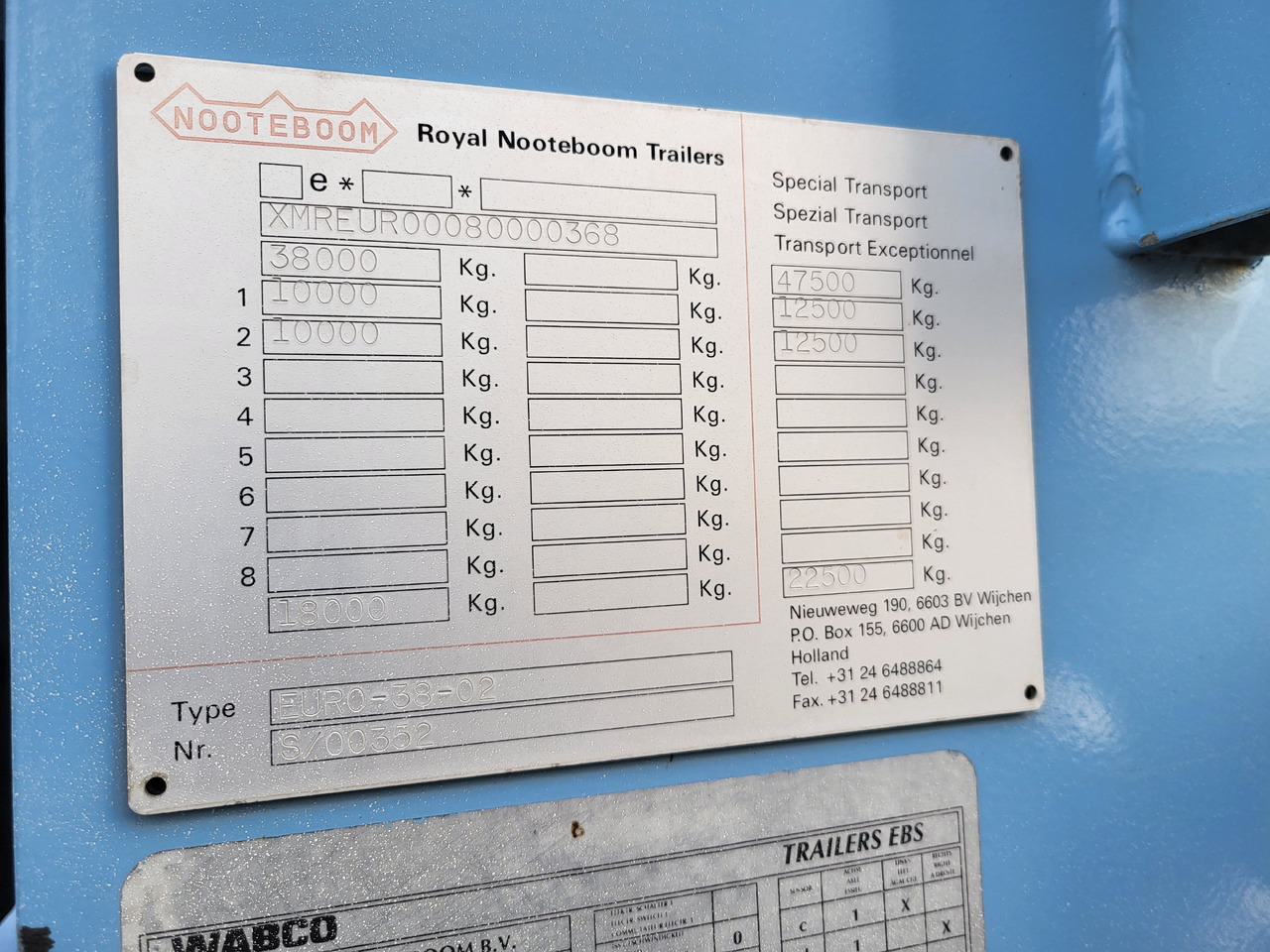 Nooteboom - Semiremorcă transport agabaritic: Foto 5 Nooteboom - Semiremorcă transport agabaritic: Foto 5