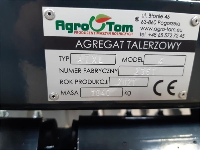 Agro - TOM XL 4 meter hd modellen - Grapă cu discuri: Foto 3 Agro - TOM XL 4 meter hd modellen - Grapă cu discuri: Foto 3