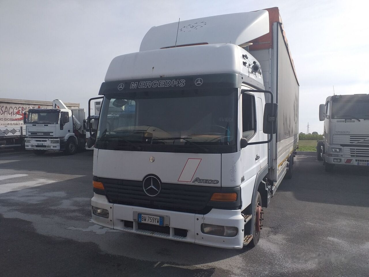 Mercedes-Benz ATEGO 12.28 - Camion cu prelată: Foto 2 Mercedes-Benz ATEGO 12.28 - Camion cu prelată: Foto 2