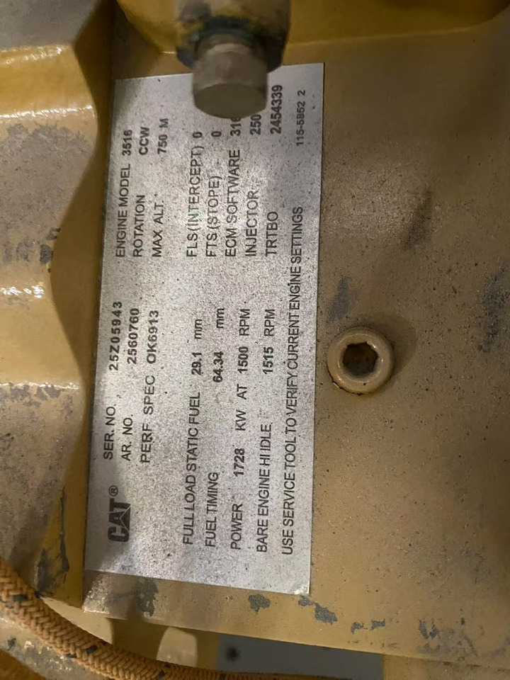 Generator electric CATPILLAR 3516C: Foto 11 Generator electric CATPILLAR 3516C: Foto 11