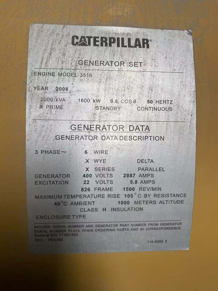 Generator electric CATPILLAR 3516C: Foto 10 Generator electric CATPILLAR 3516C: Foto 10