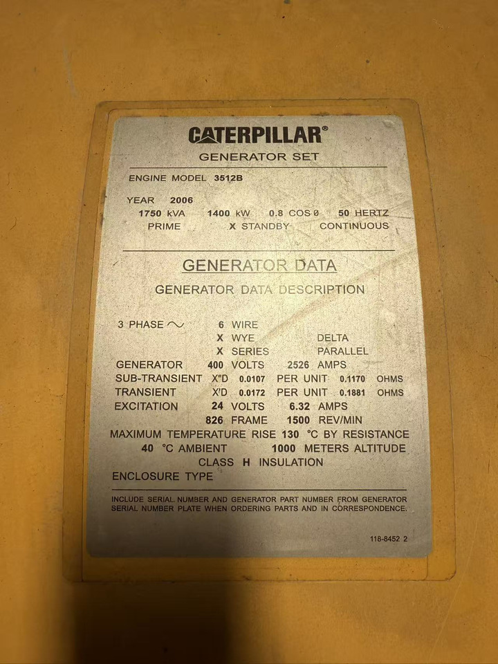 CATPILLAR 3512B - Echipament industrial, Generator electric: Foto 4 CATPILLAR 3512B - Echipament industrial, Generator electric: Foto 4