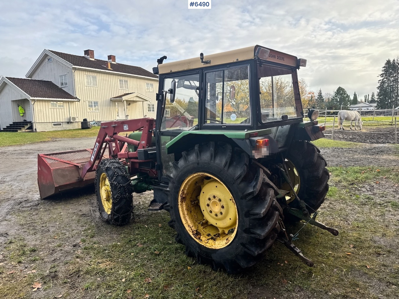 Tractor agricol 1980 John Deere 1140 w/ Front loader and bucket.: Foto 10