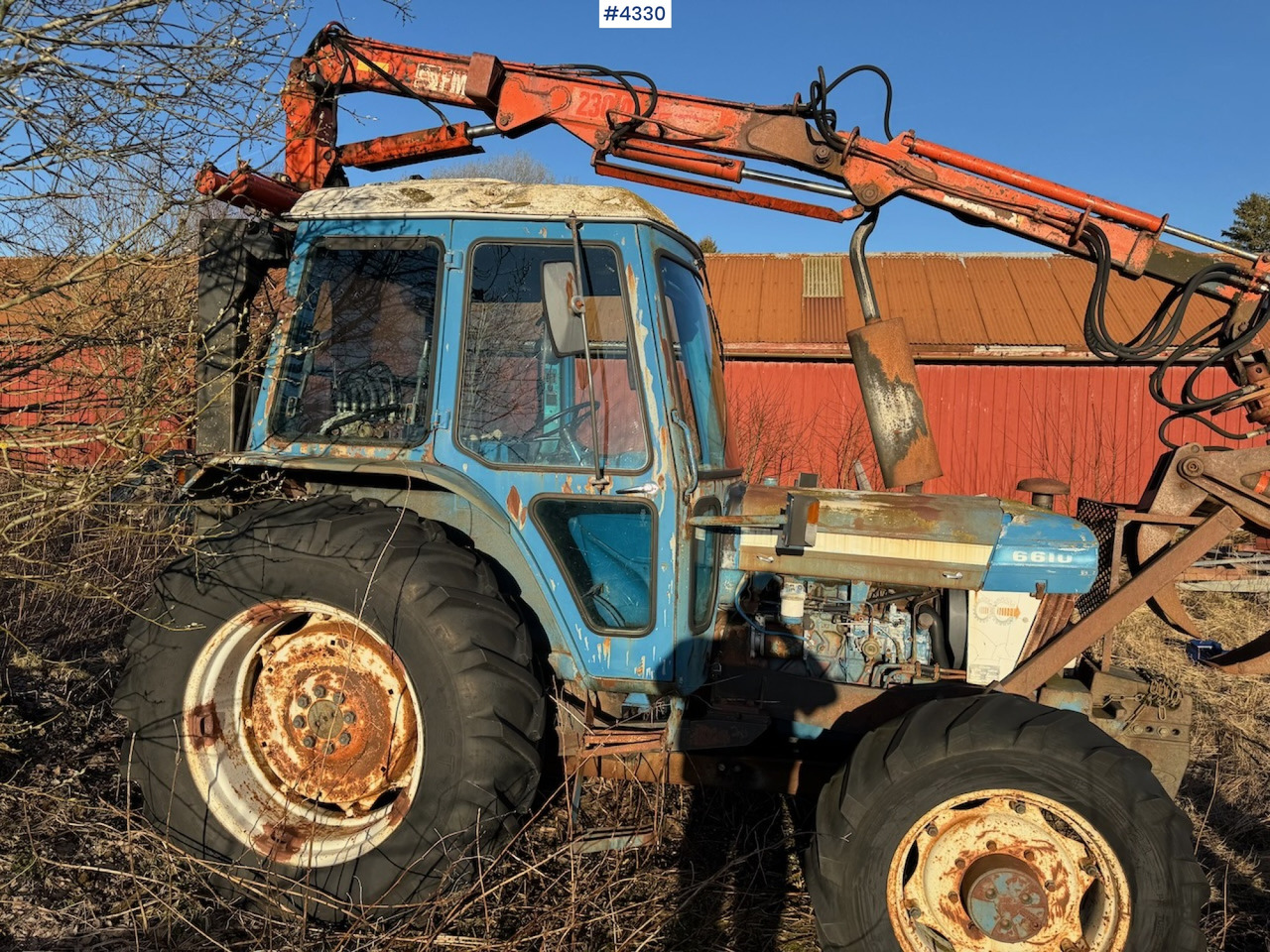 1981 Ford 6610 m/ FMV tømmerkran og tvillinghjul - Tractor agricol: Foto 1 1981 Ford 6610 m/ FMV tømmerkran og tvillinghjul - Tractor agricol: Foto 1