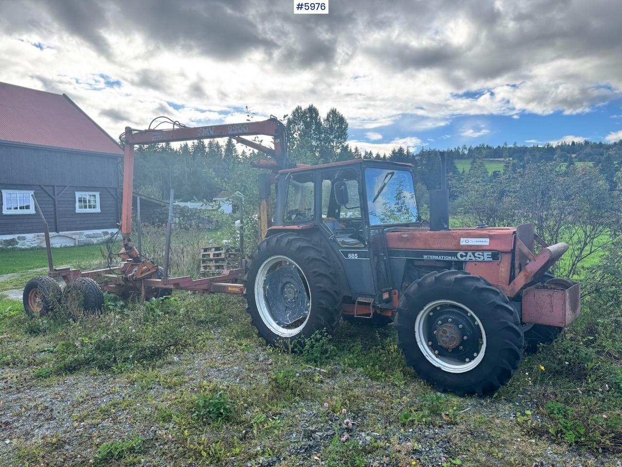 1985 Case International 685 with Log Trailer - Tractor agricol: Foto 4 1985 Case International 685 with Log Trailer - Tractor agricol: Foto 4