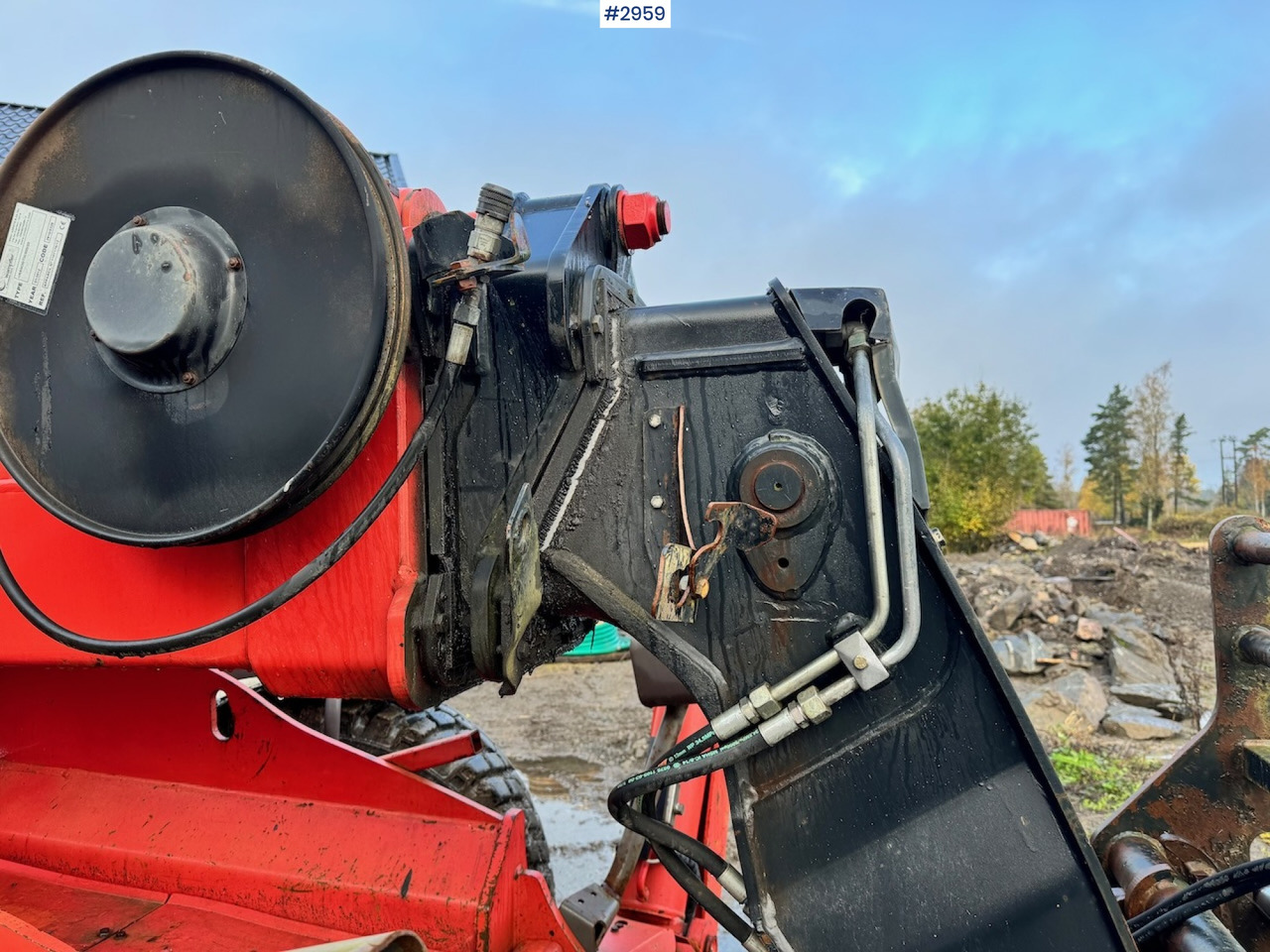 Stivuitor telescopic 2009 Manitou MT 1440 Telescopic truck w/ Bucket, Pallet forks and Lifting jib: Foto 15 Stivuitor telescopic 2009 Manitou MT 1440 Telescopic truck w/ Bucket, Pallet forks and Lifting jib: Foto 15