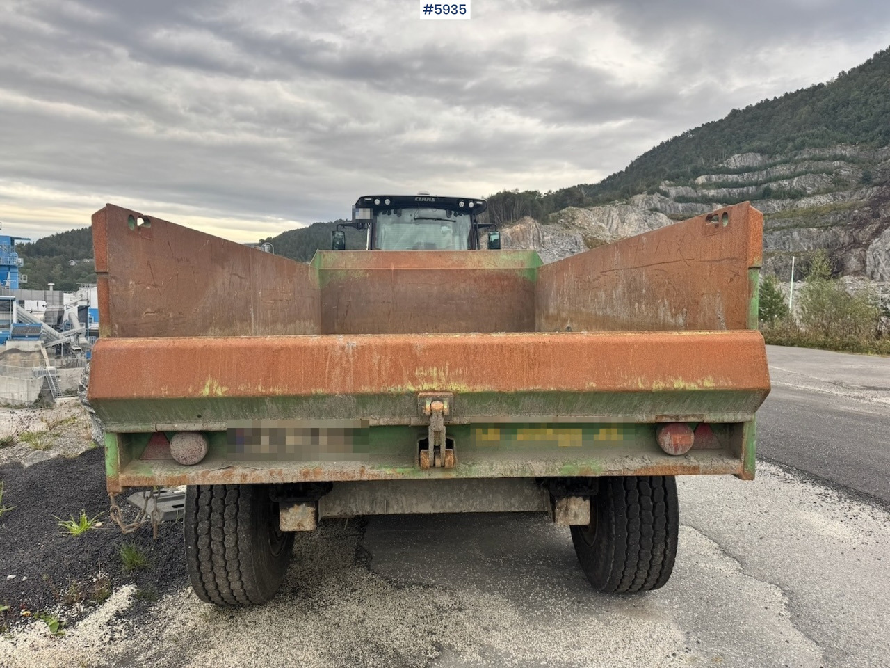 2011 Foss Eik Dumper Trailer. - Remorcă autobasculantă agricolă: Foto 4 2011 Foss Eik Dumper Trailer. - Remorcă autobasculantă agricolă: Foto 4