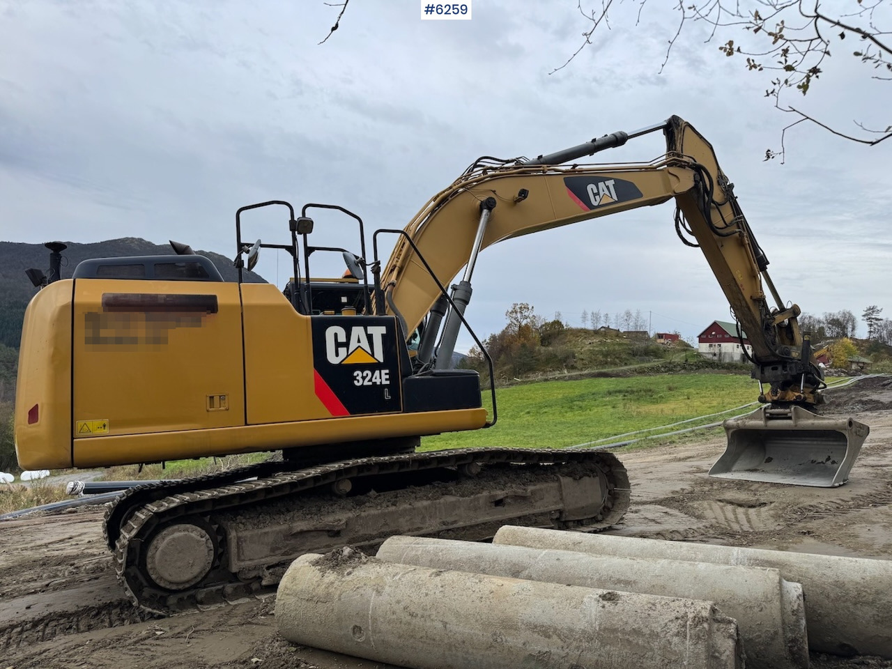 2012 Cat 324 E w/ rotor tilt, sanding bucket and digging bucket. în leasing 2012 Cat 324 E w/ rotor tilt, sanding bucket and digging bucket.: Foto 9
