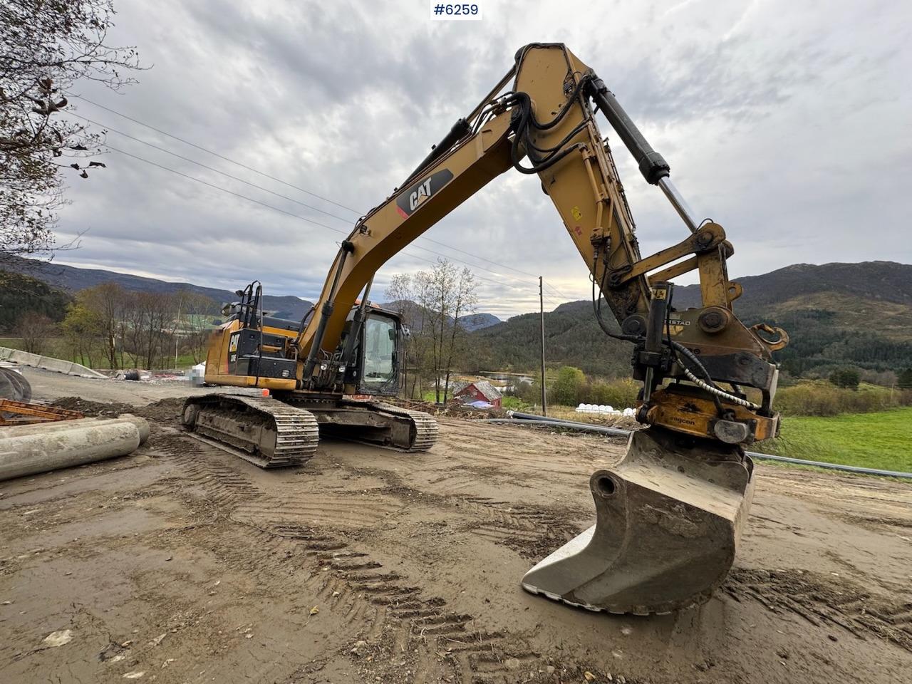 2012 Cat 324 E w/ rotor tilt, sanding bucket and digging bucket. în leasing 2012 Cat 324 E w/ rotor tilt, sanding bucket and digging bucket.: Foto 8