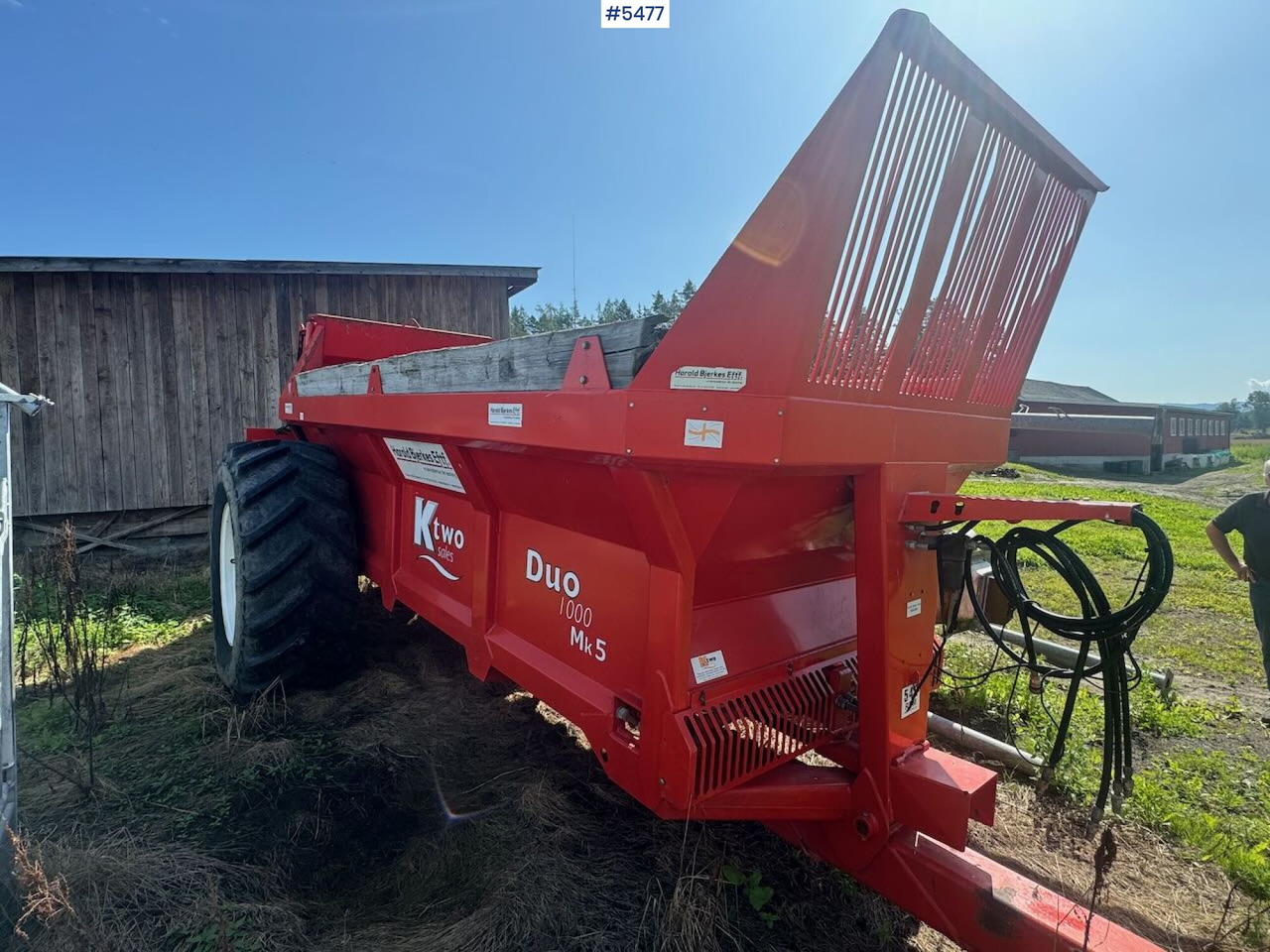2014 Ktwo Duo 1000 Mk5 - Maşină de împrăştiat gunoi de grajd: Foto 2 2014 Ktwo Duo 1000 Mk5 - Maşină de împrăştiat gunoi de grajd: Foto 2