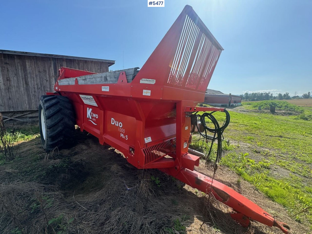 2014 Ktwo Duo 1000 Mk5 - Maşină de împrăştiat gunoi de grajd: Foto 1 2014 Ktwo Duo 1000 Mk5 - Maşină de împrăştiat gunoi de grajd: Foto 1